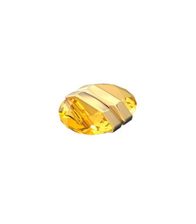 Millenia Clip Earrings Ear Cuff, Light Colorado Topaz. Gold shiny -  Earrings - Swarovski