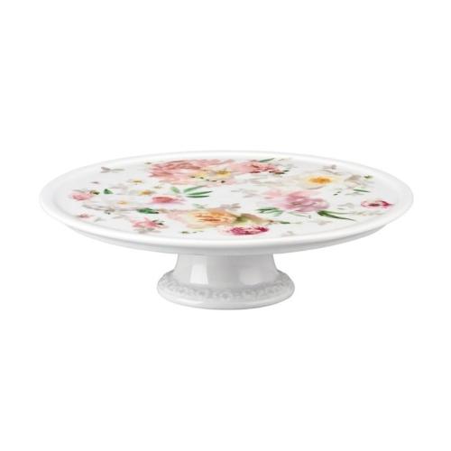 Tortes paplāte uz kājas, mazā 20 cm Maria Pink Rose Rosenthal