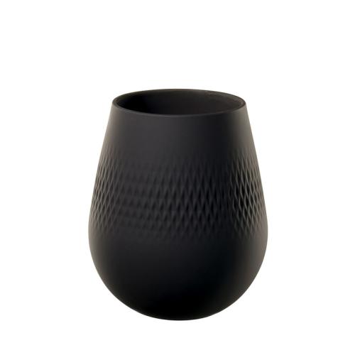 Ваза Carré маленькая 12,5x12,5x14 cm Manufacture Collier noir Villeroy & Boch