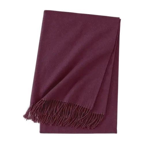 Throw, raspberry Club Yves Delorme