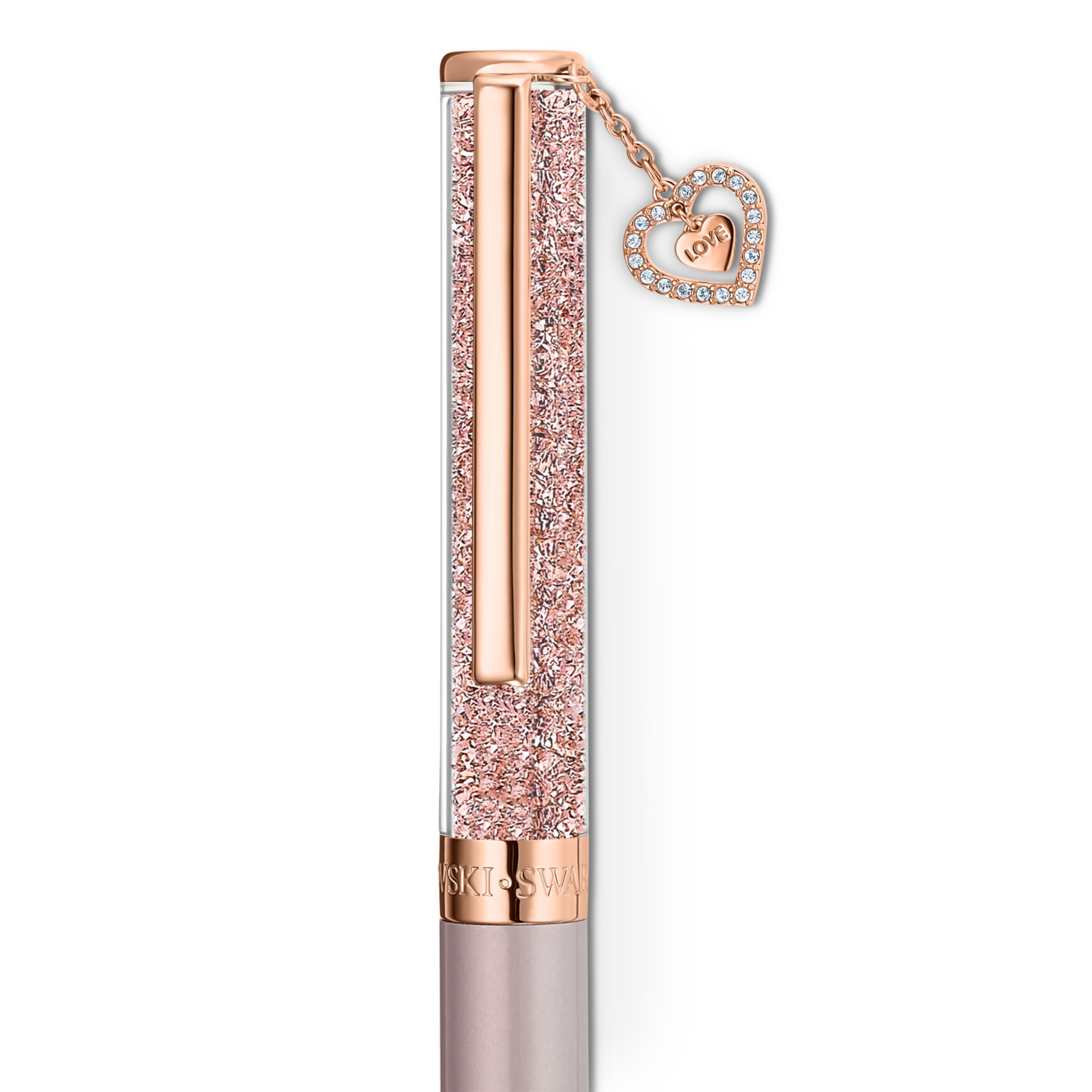 Lodīšu pildspalva, Rozā, Rozā zelta toņa parklājums Crystalline Swarovski 3