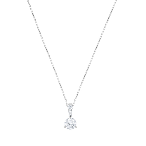 Kaklarotas, Balts, Rodija pārklājums Stilla Swarovski