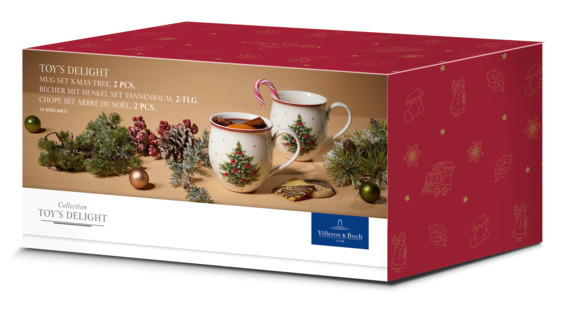 Mug 0,39 l, Christmas tree, set 2 pcs. Toy's delight Villeroy & Boch 3