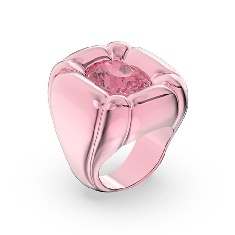 Kokteiļu gredzens, Rozā Dulcis Swarovski