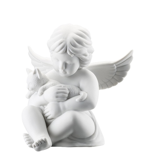 Eņģelis ar kaķi 15 cm Engel / Angels Rosenthal