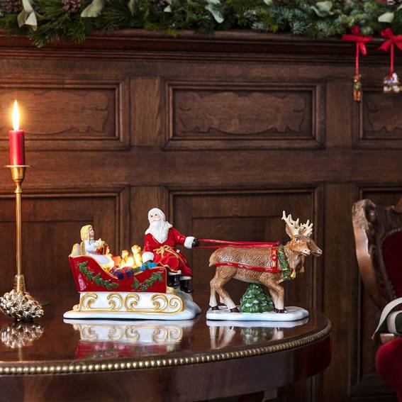 Santa's sleigh 36 x 14 x 17 cm Christmas toys Villeroy & Boch 2