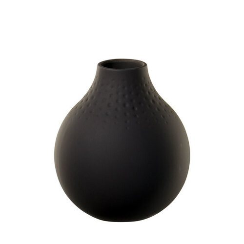 Vase Perle small 11X11X12 cm Manufacture Collier noir Villeroy & Boch