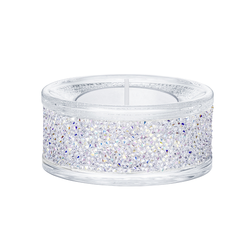 Svečturis tējas svecēm, Balts Shimmer Swarovski