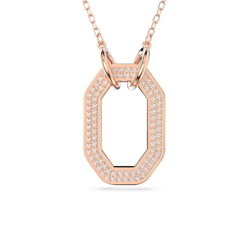 Подвеска маленькая, Покрытие оттенка золота, Кристалл DEXTERA OCTAGON Swarovski