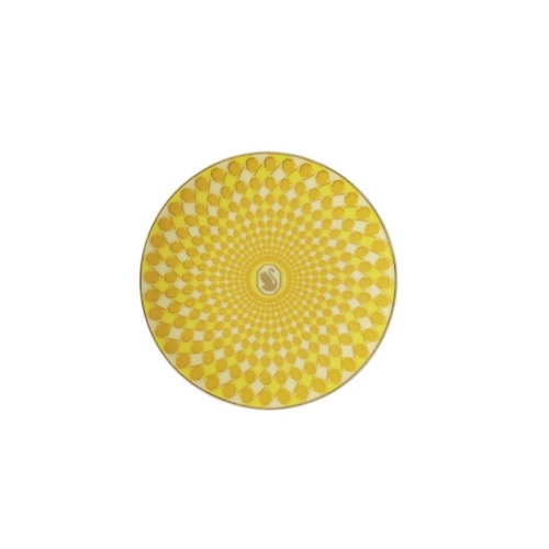 Plate, Yellow 10 cm Signum Swarovski x Rosenthal