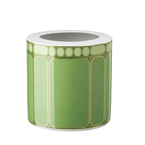 Vase, Green 17 cm Signum Swarovski x Rosenthal