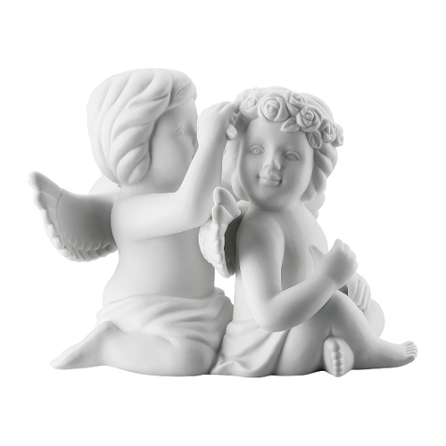 Pāris eņģeļu ar vainagu 11 cm Engel / Angels Rosenthal