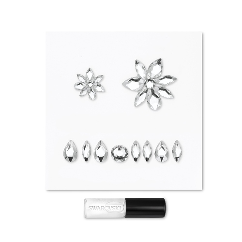 Комплект украшений для пирсинга, Белый Swarovski