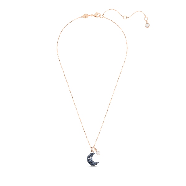 Kulons, Mēness, Daudzkrāsains, Rozā zelta toņa pārklājums Sublima Swarovski 2