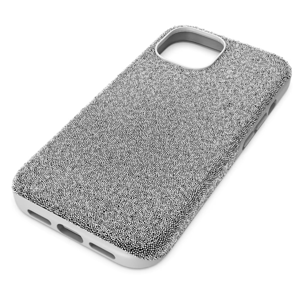 Чехол для смартфона, iPhone 15, Оттенок серебра High Swarovski 2