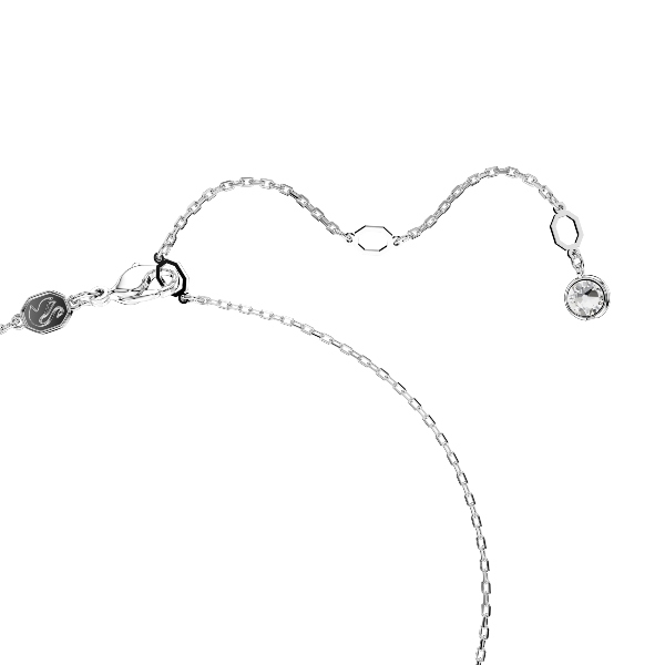 Kulons, Pave, Bezgalība, Balts, Rodija pārklājums Hyperbola Swarovski 3