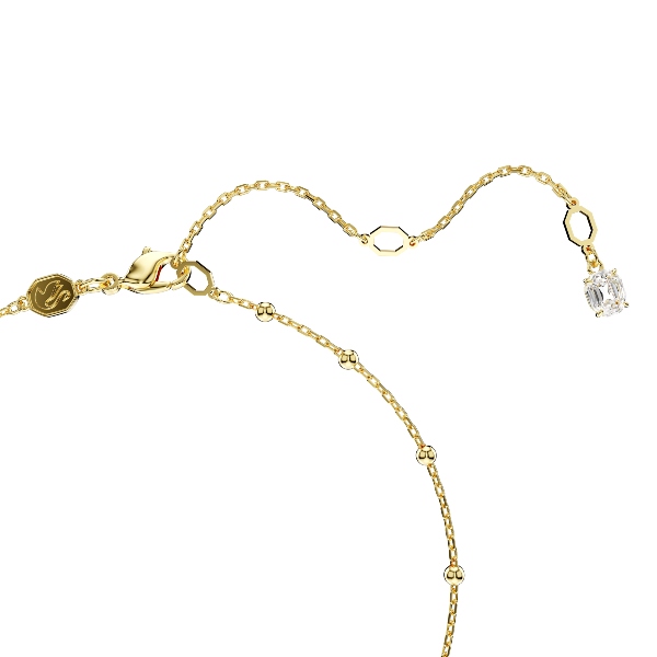 Колье Y-образное, Белые, Покрытие оттенка золота Imber Swarovski 3
