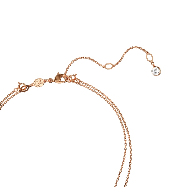 Apvienotais Kulons, Balts, Rozā zelta toņa pārklājums Sublima Swarovski 5