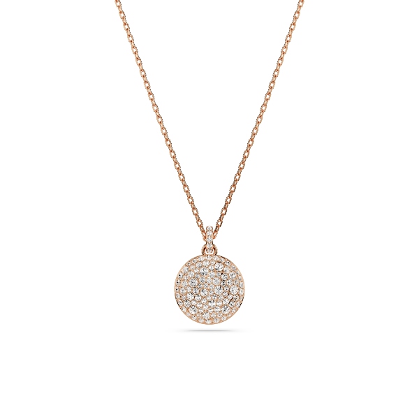 Apvienotais Kulons, Balts, Rozā zelta toņa pārklājums Sublima Swarovski 9