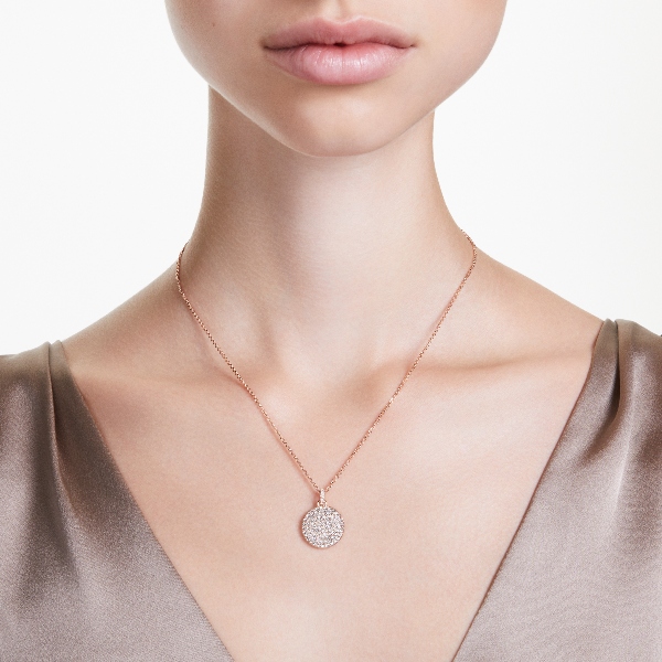 Apvienotais Kulons, Balts, Rozā zelta toņa pārklājums Sublima Swarovski 10