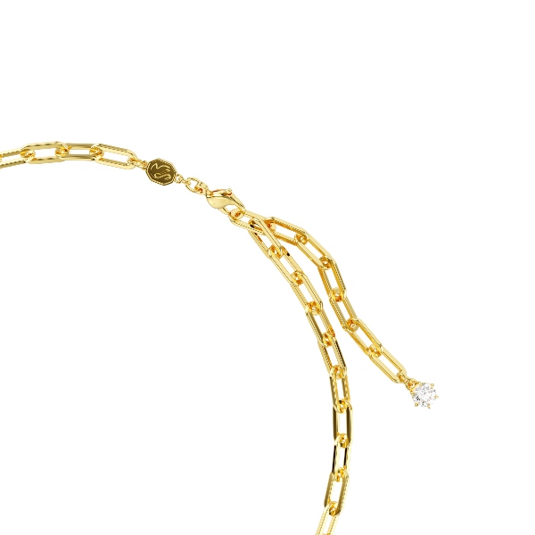 Kaklarota, Balts, Zelta toņa parklājums Constella Swarovski 3