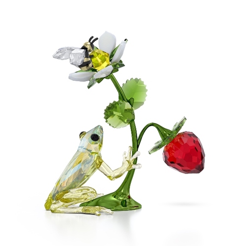 Лягушка, пчела и клубника Idyllia Swarovski