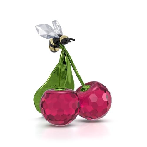 Пчела и вишня Swarovski