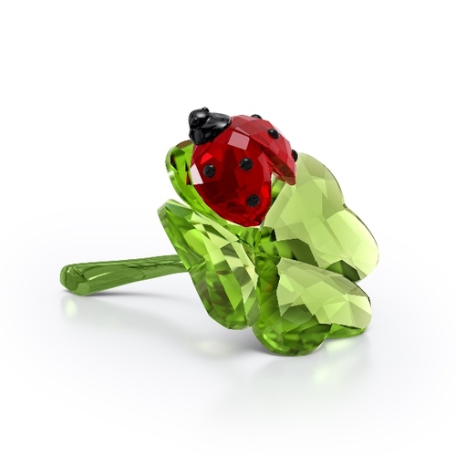 Божья коровка и клевер Idyllia Swarovski