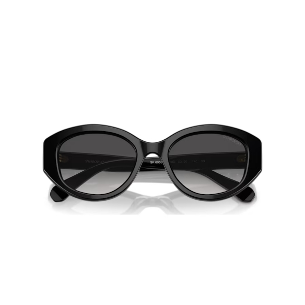 Sunglasses, Cat-eye shape, Black Swarovski 3
