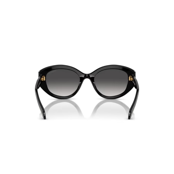 Sunglasses, Cat-eye shape, Black Swarovski 4