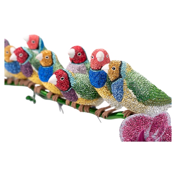 Гульдовы амадины Crystal Myriad Swarovski 9