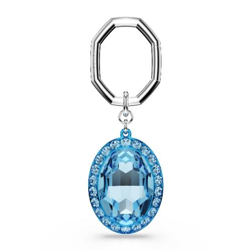 Брелок, Синее, Отделка из разных металлов Swarovski