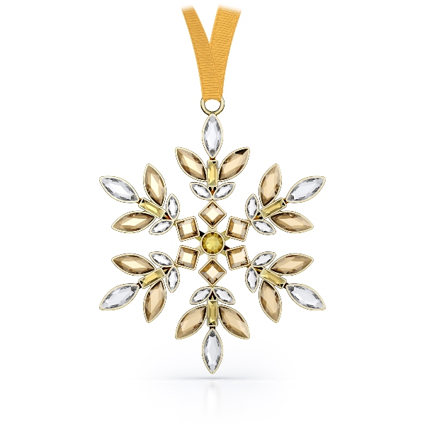 Новогоднее украшение, жёлтое Swarovski