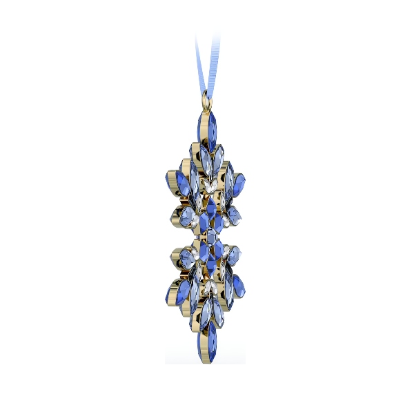 Новогоднее украшение, Синее Gema Swarovski 4