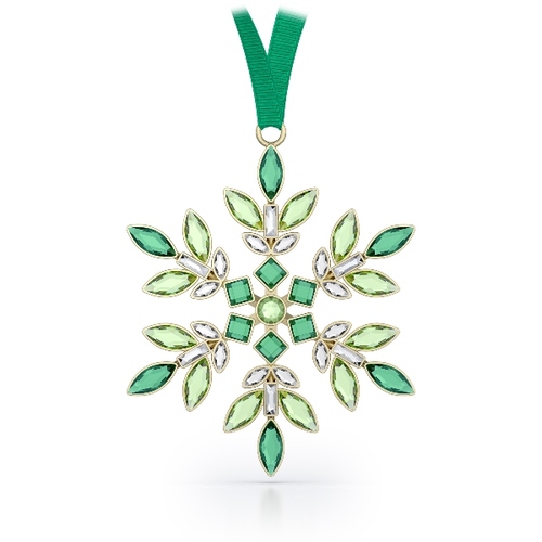 Новогоднее украшение, зелёное Swarovski