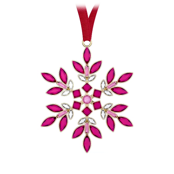 Новогоднее украшение, Красное Gema Swarovski 3