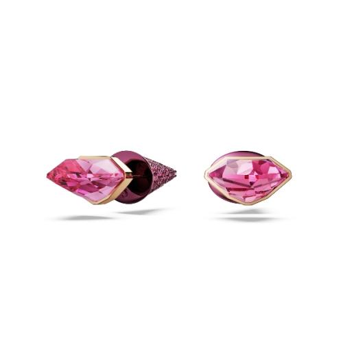 Пуссеты, Паве, Розовые, Отделка из разных металлов Swarovski