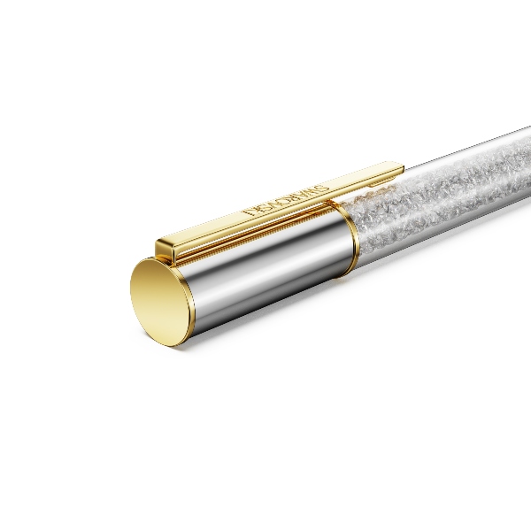 Lodīšu pildspalva, Sudraba toņa, Dažādu metālu apdare Crystalline Swarovski 4