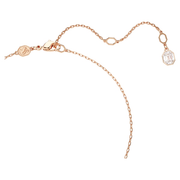 Подвеска, Паве, Круглая огранка, Белый, Покрытие оттенка розового золота Constella Swarovski 3