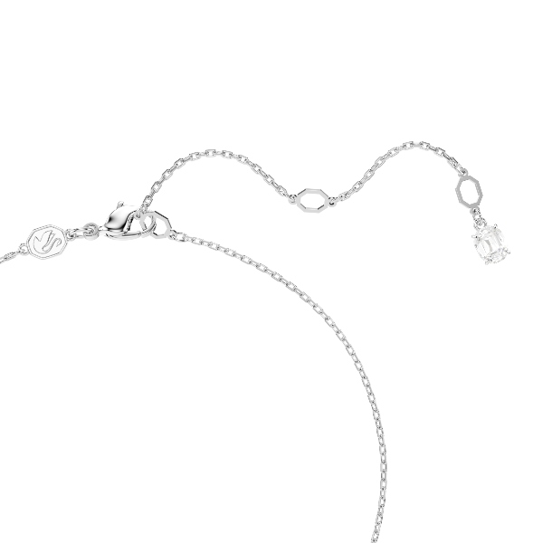 Подвеска, Белый, Родиевое покрытие Matrix Swarovski 3