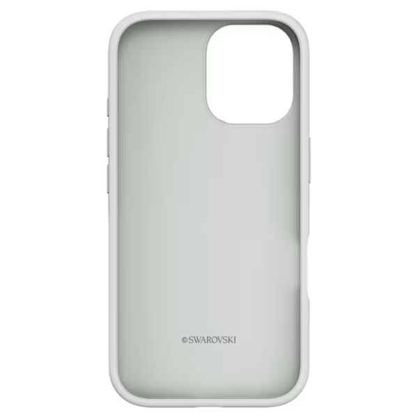 Чехол для смартфона, iPhone 16, Оттенок серебра High Swarovski 5