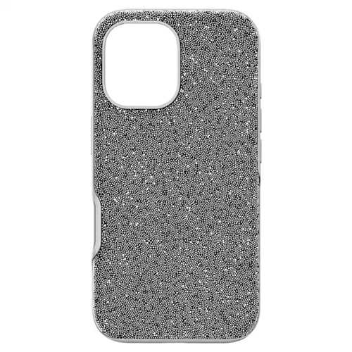 Чехол для смартфона, iPhone 16, Оттенок серебра High Swarovski