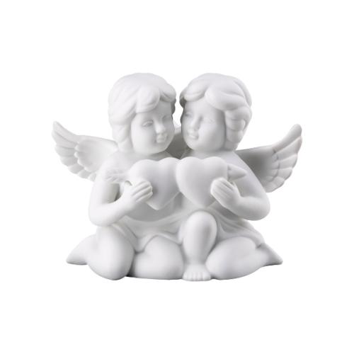 Eņģeļu pāris ar sirsniņu 8 cm Engel / Angels Rosenthal