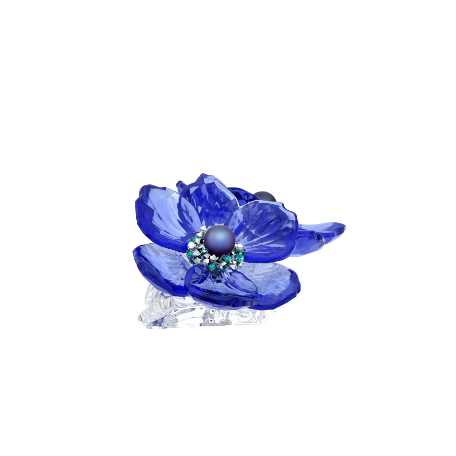 Anemone coronaria zieds Idyllia Swarovski 4