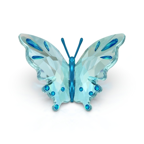 Butterfly, Turquoise Idyllia Swarovski