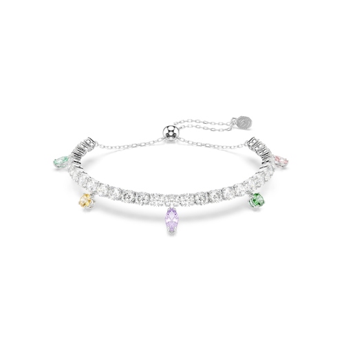 Bracelet, Mixed cuts, Multicolored, Rhodium plated Ariana Grande x Swarovski Swarovski