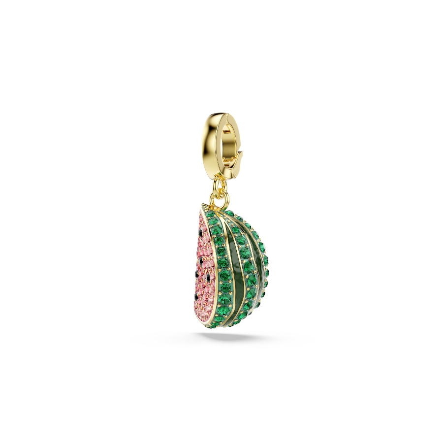 Charm, Разные огранки, разноцветный, Покрытие оттенка золота Idyllia Swarovski 2