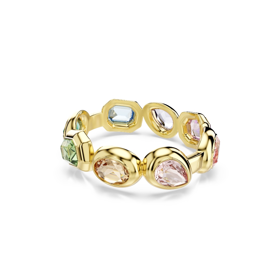 Браслет-кафф, разноцветный, Покрытие оттенка золота Gema Swarovski 2