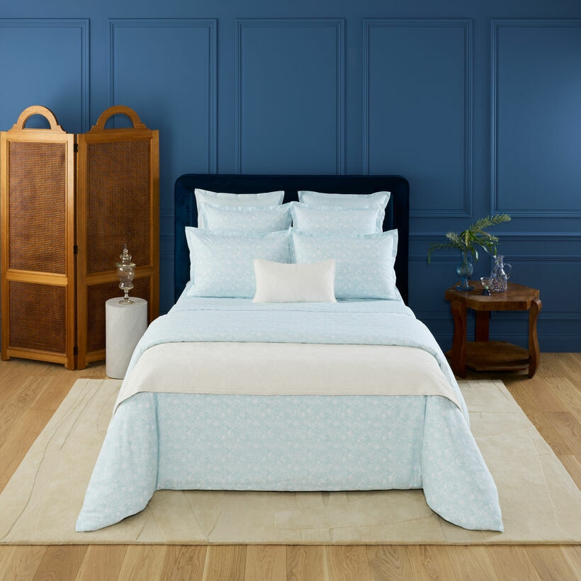 Пододеяльник, аква / бирюзовый Capri Yves Delorme 5