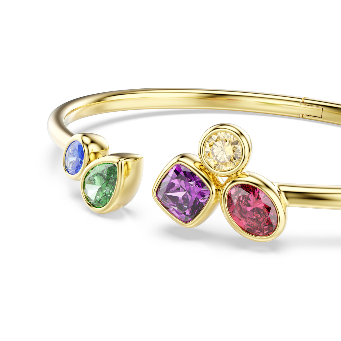 Bangle, Mixed cuts, Multicolored, 18K gold finish Imber Swarovski 2
